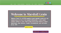 Desktop Screenshot of marshallgrain.com