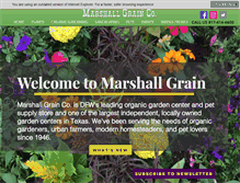 Tablet Screenshot of marshallgrain.com